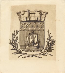 Symbolical Arms of the City of Paris by Charles Meryon