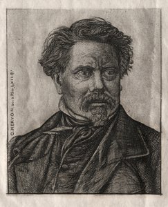 Benjamin Fillon, Man of Letters, 1862 by Charles Meryon
