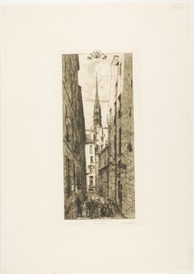 Chantrey Street, Paris by Charles Meryon