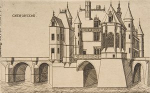 Château de Chenonceau, No 2, 1856 by Charles Meryon