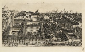 Henri IV College (Napoleon High School) by Charles Meryon