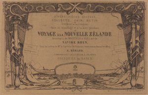 Cover for the Set of Etchings Entitled "A Voyage to New Zealand"