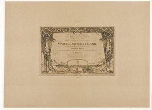 Cover for a Voyage to New Zealand (1842-46) by Charles Meryon
