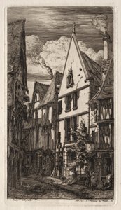 Etchings of Paris: at Bourges by Charles Meryon