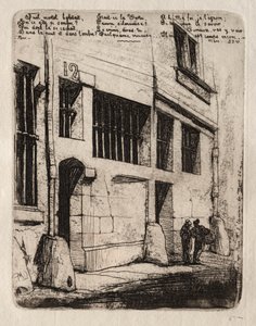Etchings of Paris: The Street of the Bad Boys by Charles Meryon