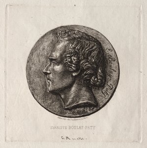 Evariste Boulay-Paty; a Poet by Charles Meryon