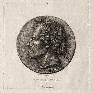 Evariste Boulay-Paty, a Poet by Charles Meryon