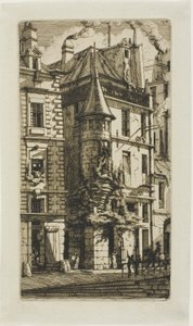 House with a Turret, rue de la Tixeranderie