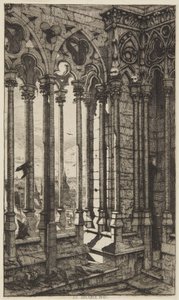The Gallery, Notre Dame by Charles Meryon