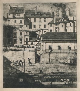 La Morgue (3rd State) by Charles Meryon