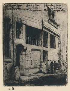La Rue Des Mauvais Garcons 3rd State, 5 x 3 78 Inches, 1854, 1927