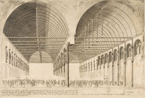 The Antechamber of the Palais de Justice by Charles Meryon