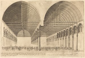 The Antechamber of the Palace of Justice, Paris by Charles Meryon