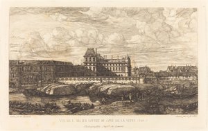 The Old Louvre, from a Painting by Zeeman, 1651