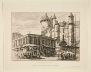 Le Grand Chatelet by Charles Meryon