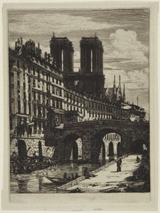 The Little Bridge by Charles Meryon