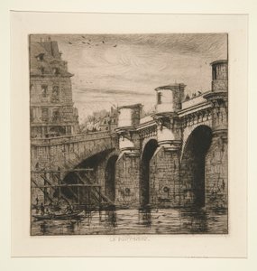 Le Pont-Neuf by Charles Meryon