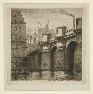 Le Pont-Neuf by Charles Meryon