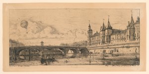 The Exchange Bridge by Charles Meryon