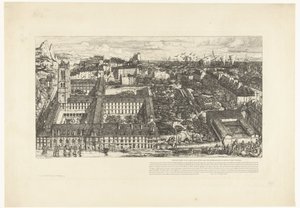Lyceum Henri IV in Paris by Charles Meryon