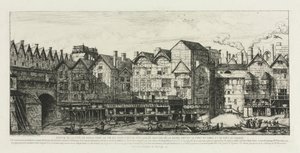 Part of the City of Paris at the End of the Seventeenth Century by Charles Meryon