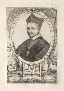 Pierre Nivelle, Bishop of Luçon by Charles Meryon