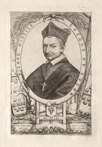 Pierre Nivelle, Bishop of Luçon by Charles Meryon