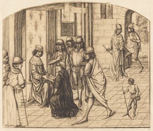 The Printer Valerius Maximus Being Presented to King Louis XI by Charles Meryon