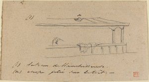 Study for "Le Petit Pont" by Charles Meryon