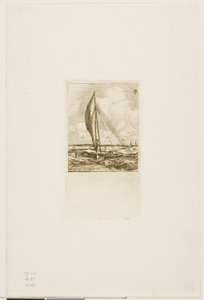 Swift-Sailing Proa, Mulgrave Archipelago, Oceania by Charles Meryon