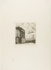 The Admiralty, Paris by Charles Meryon