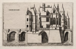 The Chateau of Chenonceau by Charles Meryon