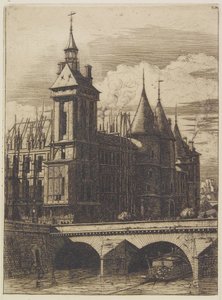 The Clock Tower by Charles Meryon