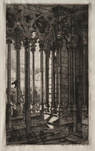 The Etchings of Paris: The Gallery of Notre Dame, 1853