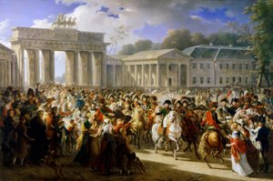 Entry of Napoleon into Berlin by Charles Meynier