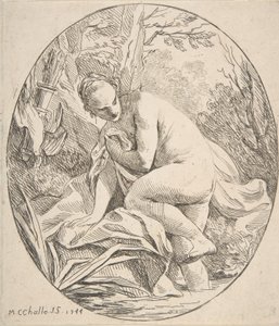 Diana at the Bath, 1744 by Charles Michel Ange Challe