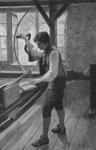 David Livingstone Began His Working Life at the Loom by Charles Mills after Sheldon