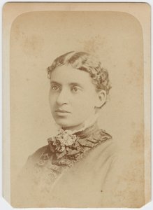Carte de Visite of Lottie Grimke by Charles Milton Bell