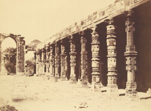 Interior of the Hindu Temple in Qutb