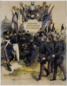 Polytechnicians Greeting Their Elders (1794-1894) by Charles Morel (Centenary of the School)