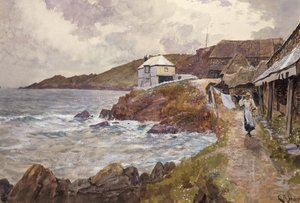 Coast Scene by Charles Napier Hemy
