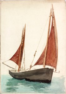 Fishing Boat by Charles Napier Hemy