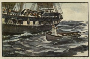 Illustration for The Rehabilitation of the Vigia, by Morley Roberts by Charles Napier Hemy