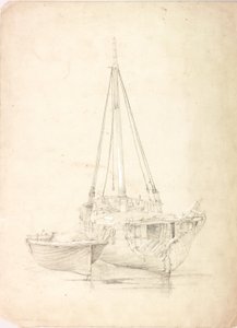 Old Fishing Boat and Dinghy