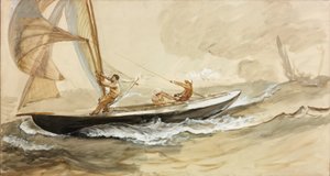 Study of a Racing Yacht