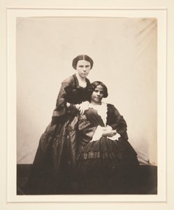 Portrait of Two Women by Charles Nègre