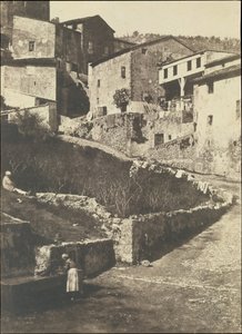 A Street in Grasse, 1852 by Charles Nègre