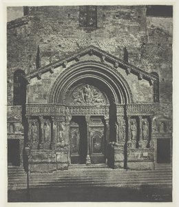 Arles: The West Porch of Saint-Trophime, October 21, 1854, Printed 1982