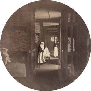 Imperial Asylum of Vincennes: the Laundry, 1859 by Charles Nègre