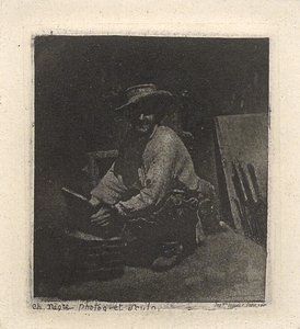 The Crouching Mason by Charles Nègre
